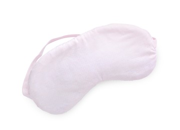 Photo of One soft sleep mask isolated on white