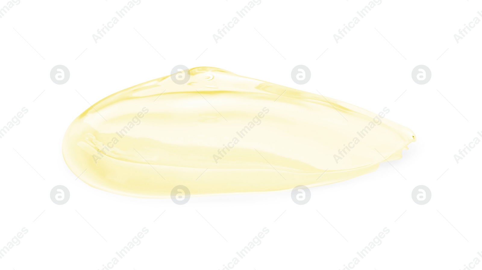 Image of Sample of cosmetic gel isolated on white