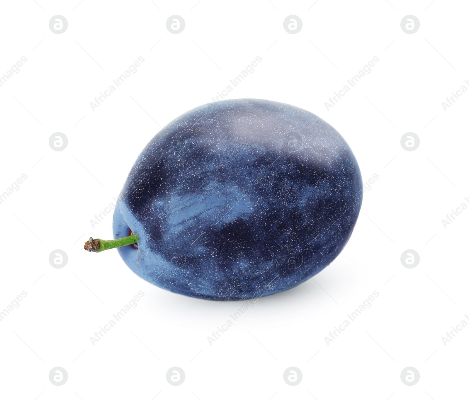 Photo of Delicious fresh ripe plum isolated on white