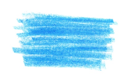 Blue pencil hatching on white background, top view