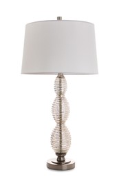 Stylish new night lamp isolated on white