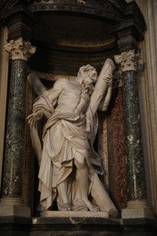 Photo of ROME, ITALY - FEBRUARY 2, 2024: Statue of st. Andrew apostle in Basilica of St. John Lateran