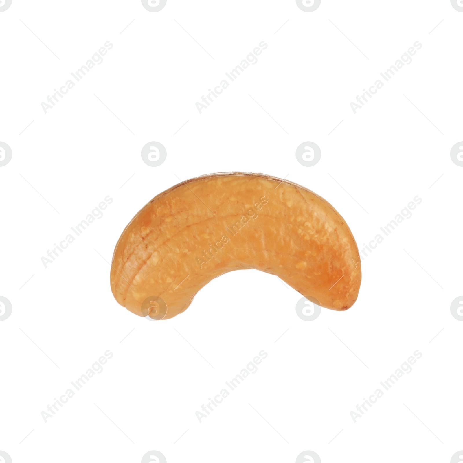 Photo of Tasty organic cashew nut isolated on white