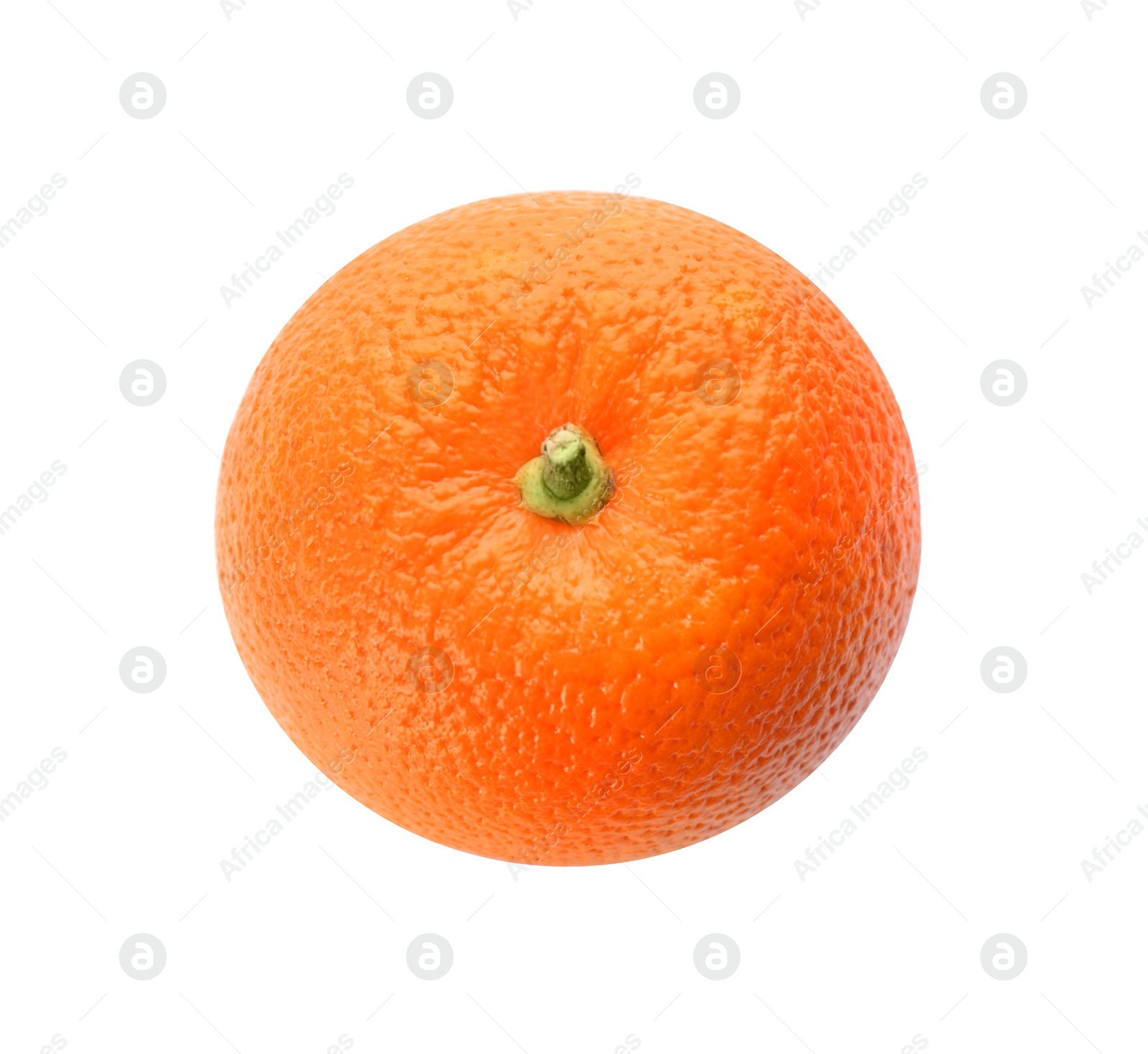 Photo of Delicious fresh ripe orange isolated on white