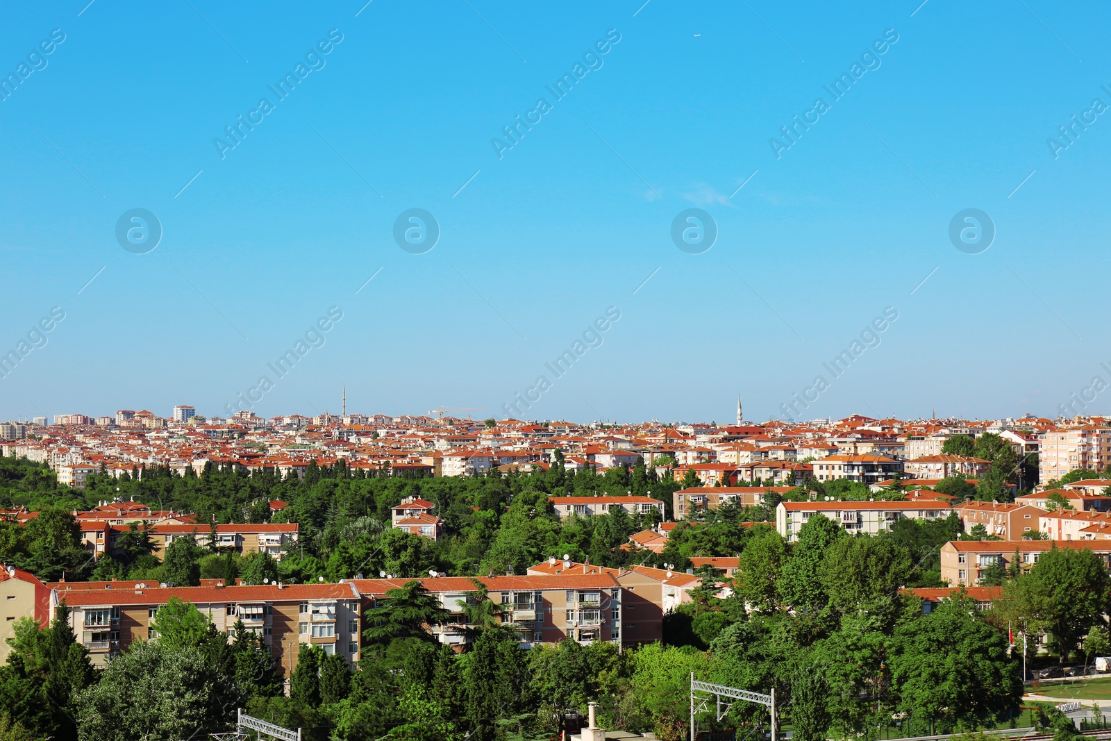 Photo of Picturesque view of city with beautiful buildings