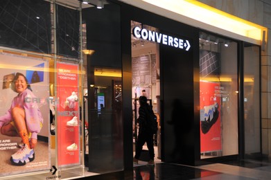 Photo of WARSAW, POLAND - MARCH 22, 2022: Official CONVERSE store in shopping mall