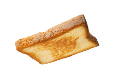 Photo of Piece of fresh toast bread isolated on white