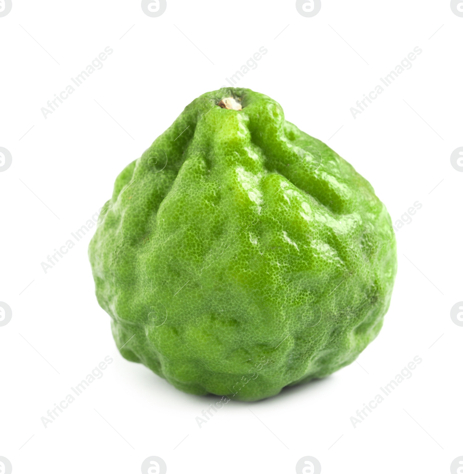 Photo of Fresh ripe bergamot fruit isolated on white