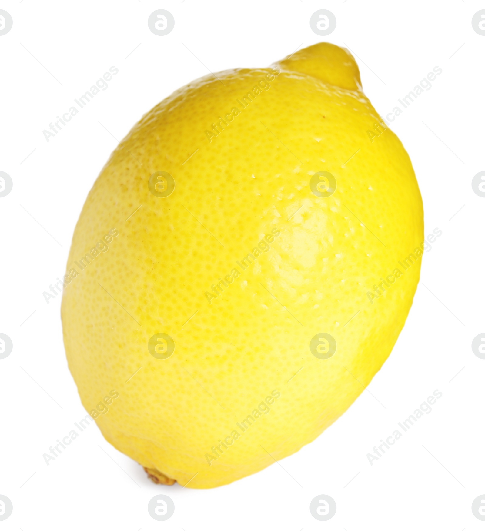 Photo of Fresh lemon isolated on white. Citrus fruit