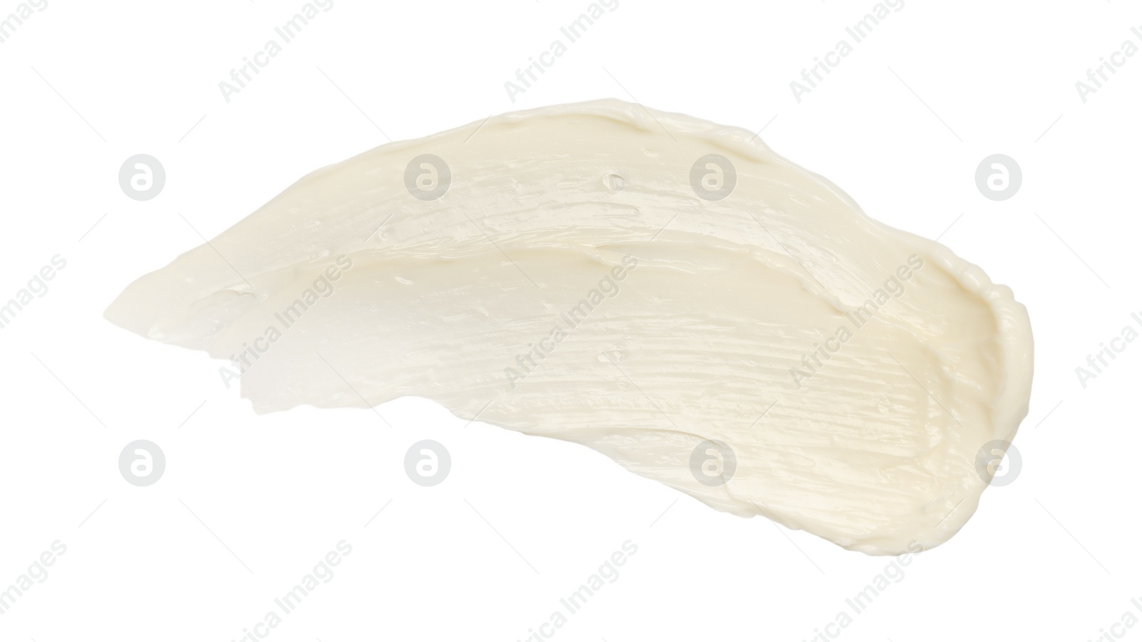 Photo of Tasty butter on white background, top view