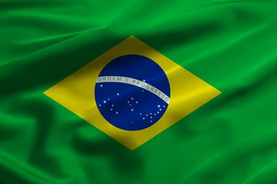 Image of Flag of Federative Republic of Brazil. National country symbol