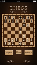 Illustration of  chessboard with pieces. Online game