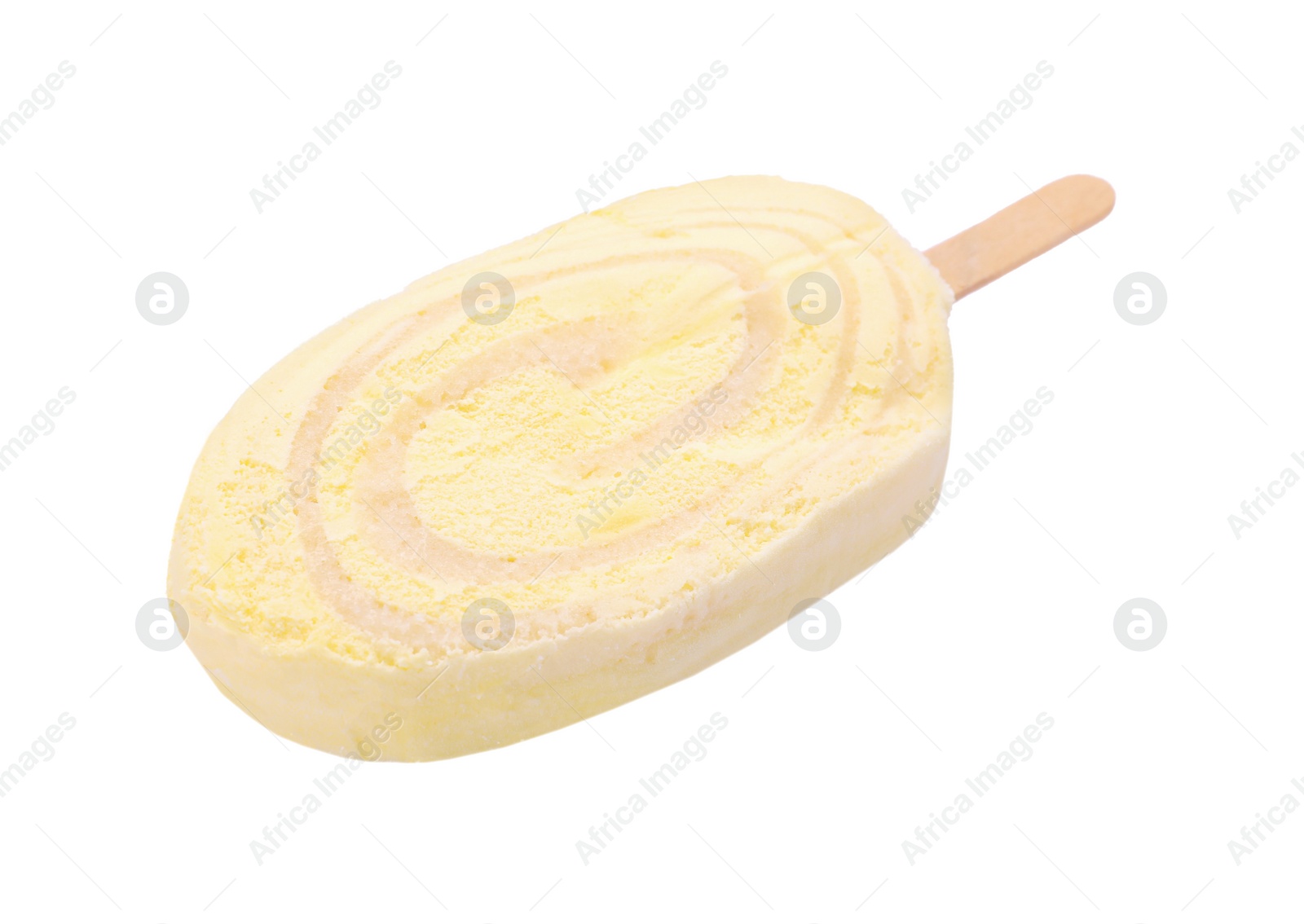 Photo of Delicious ice cream bar isolated on white