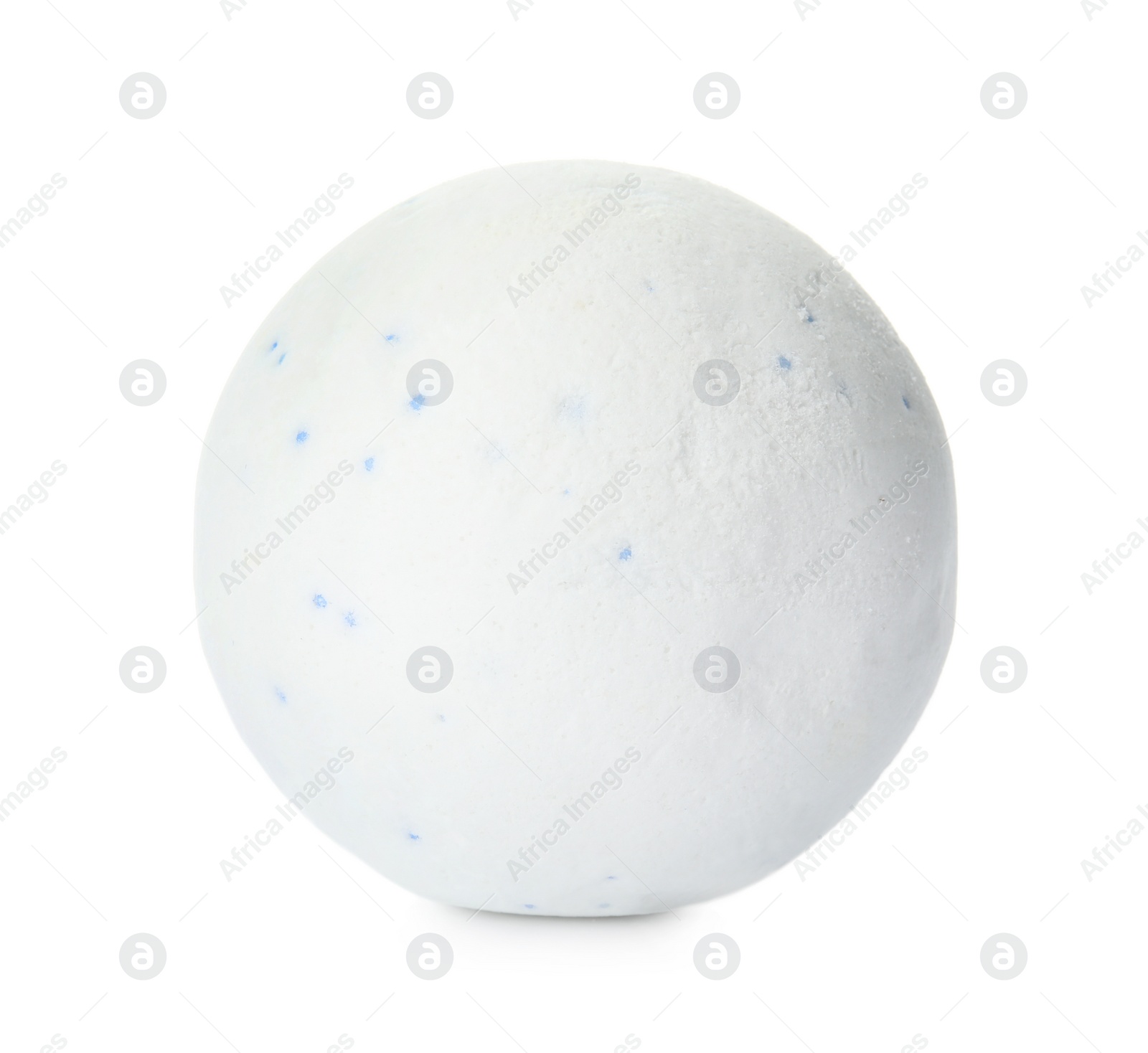 Photo of Bath bomb on white background. Spa product