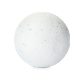 Bath bomb on white background. Spa product