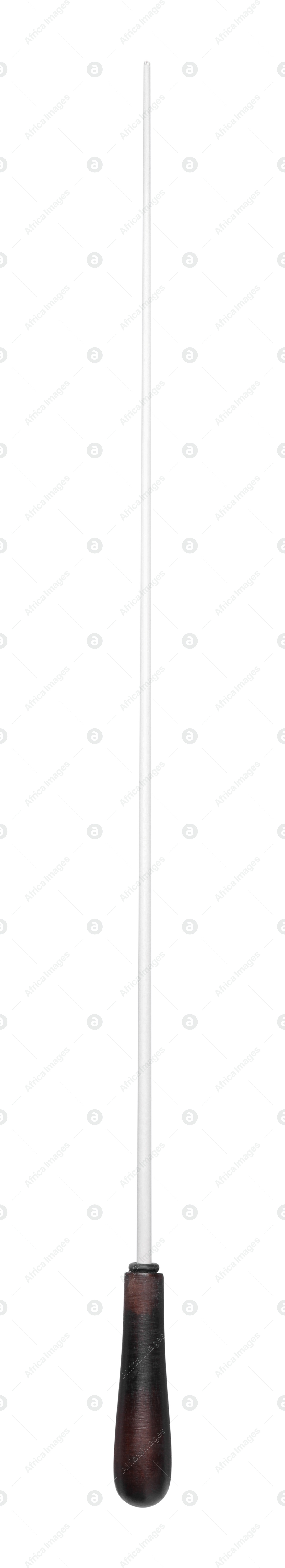 Photo of Conductor's baton isolated on white, top view