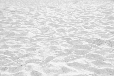 Image of Closeup view of sandy beach as background