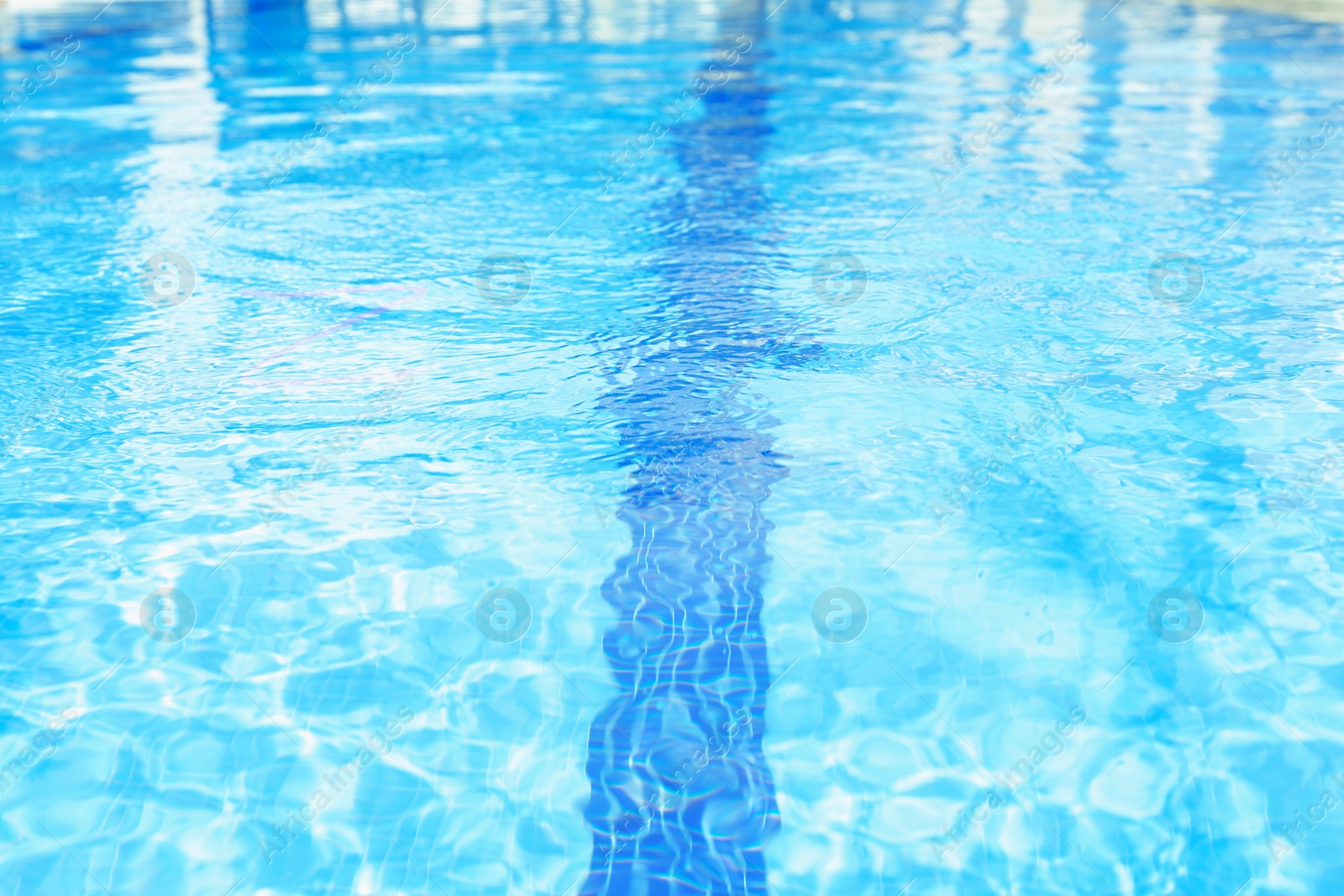 Photo of Outdoor swimming pool with clear rippled water