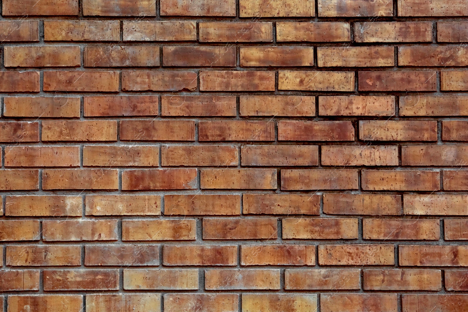 Photo of Texture of grey brick wall as background