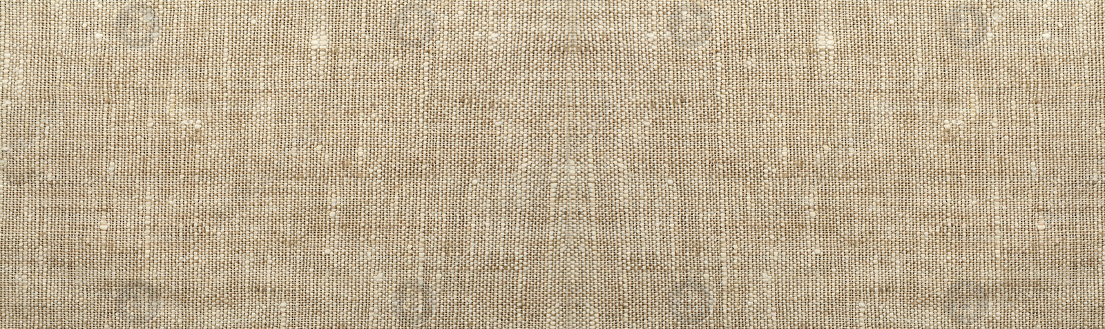 Image of Texture of natural burlap fabric as background, top view. Banner design