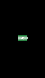 Illustration of Battery charge icon on black background. Illustration