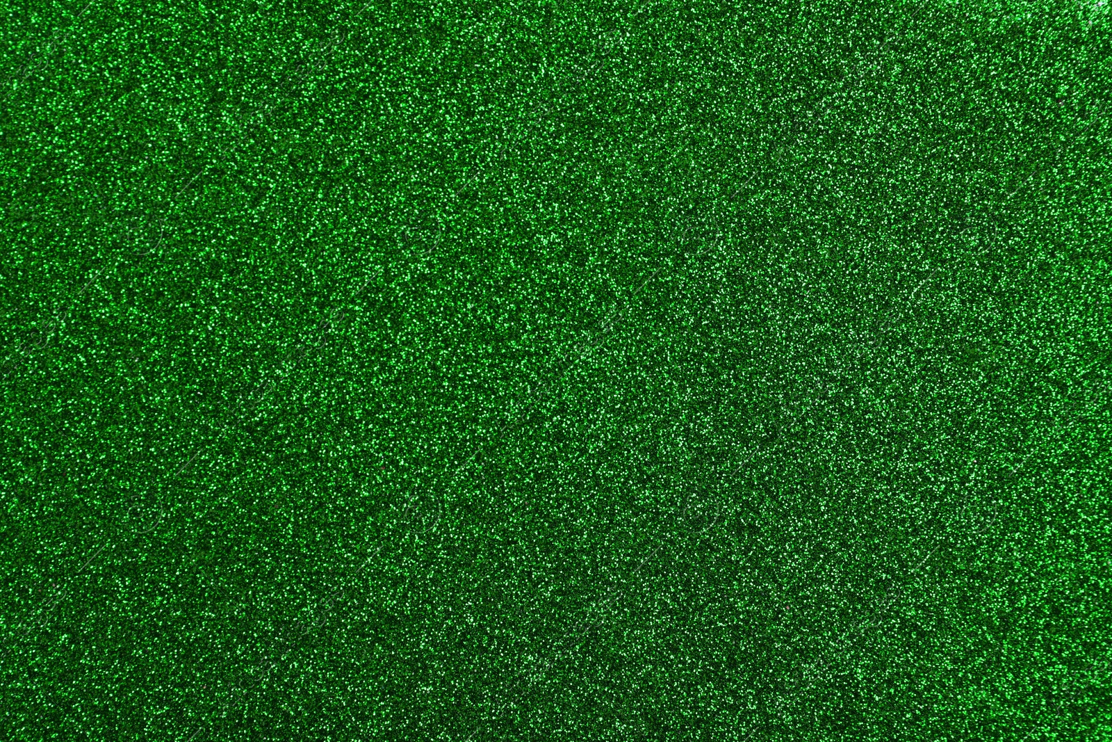 Image of St. Patrick day. Green glitter as background