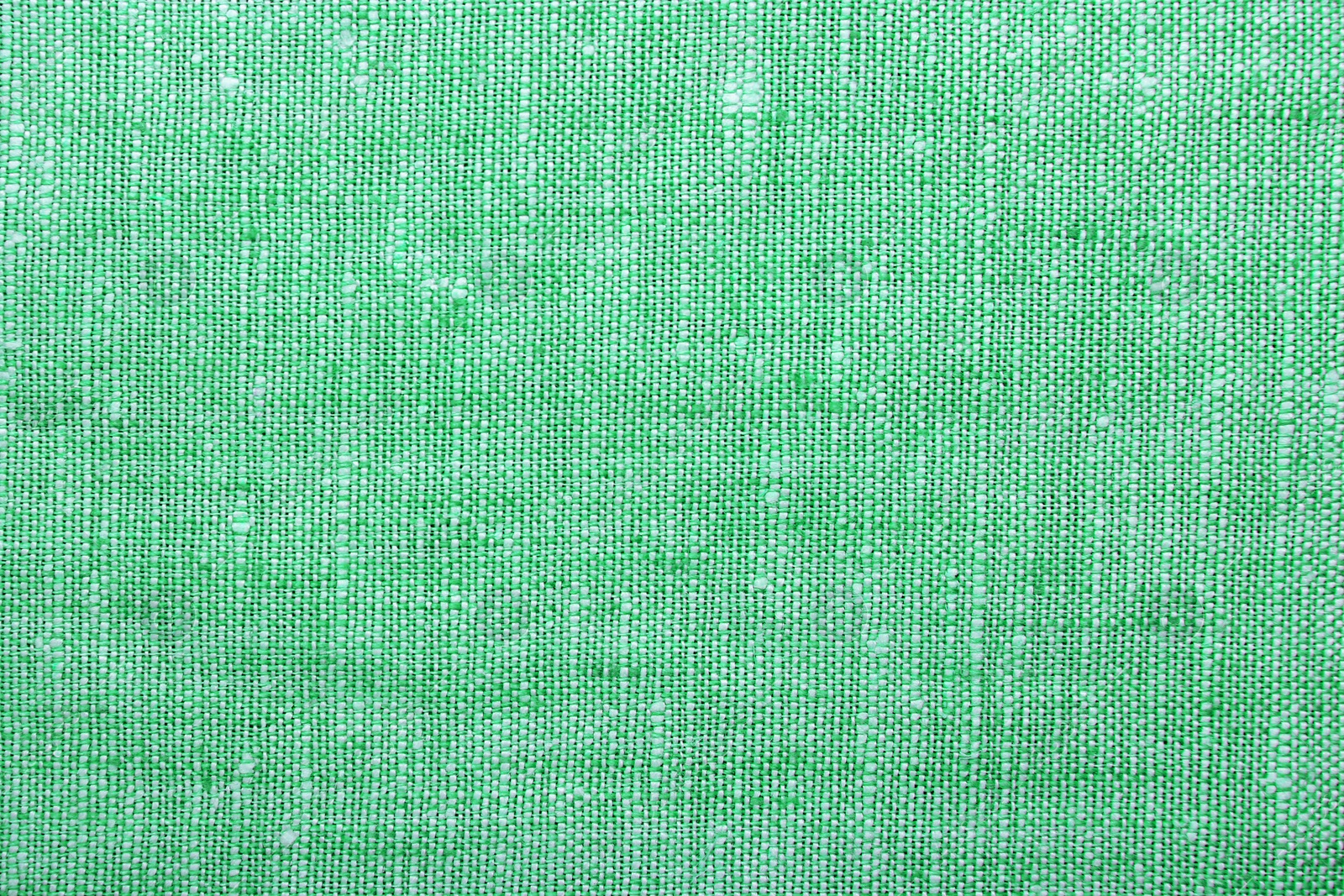 Image of Texture of green burlap fabric as background, top view