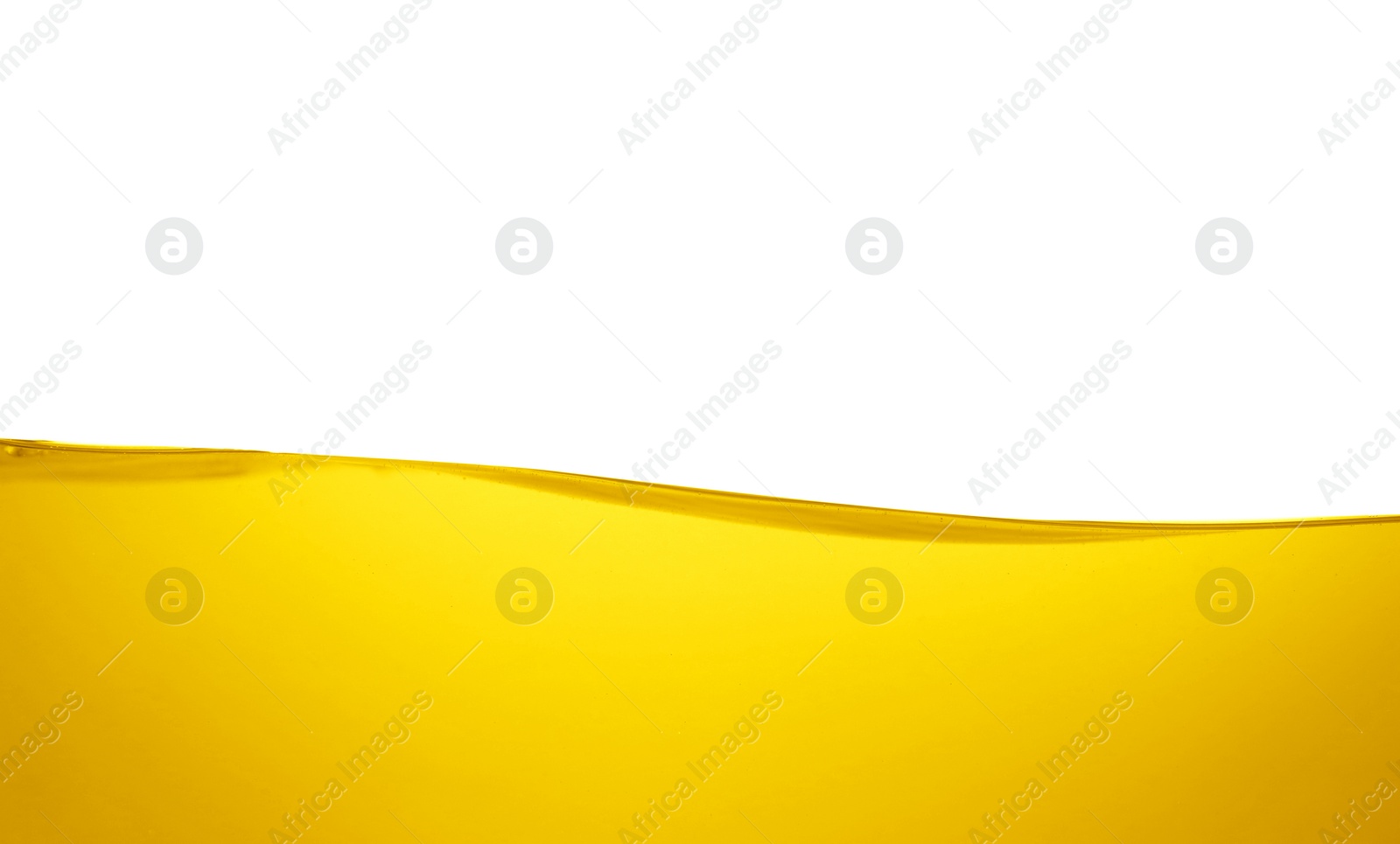 Image of Natural organic cooking oil on white background