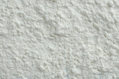 Photo of Rice loose face powder as background, top view