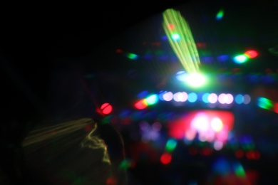 Photo of Blurred view of open air festival