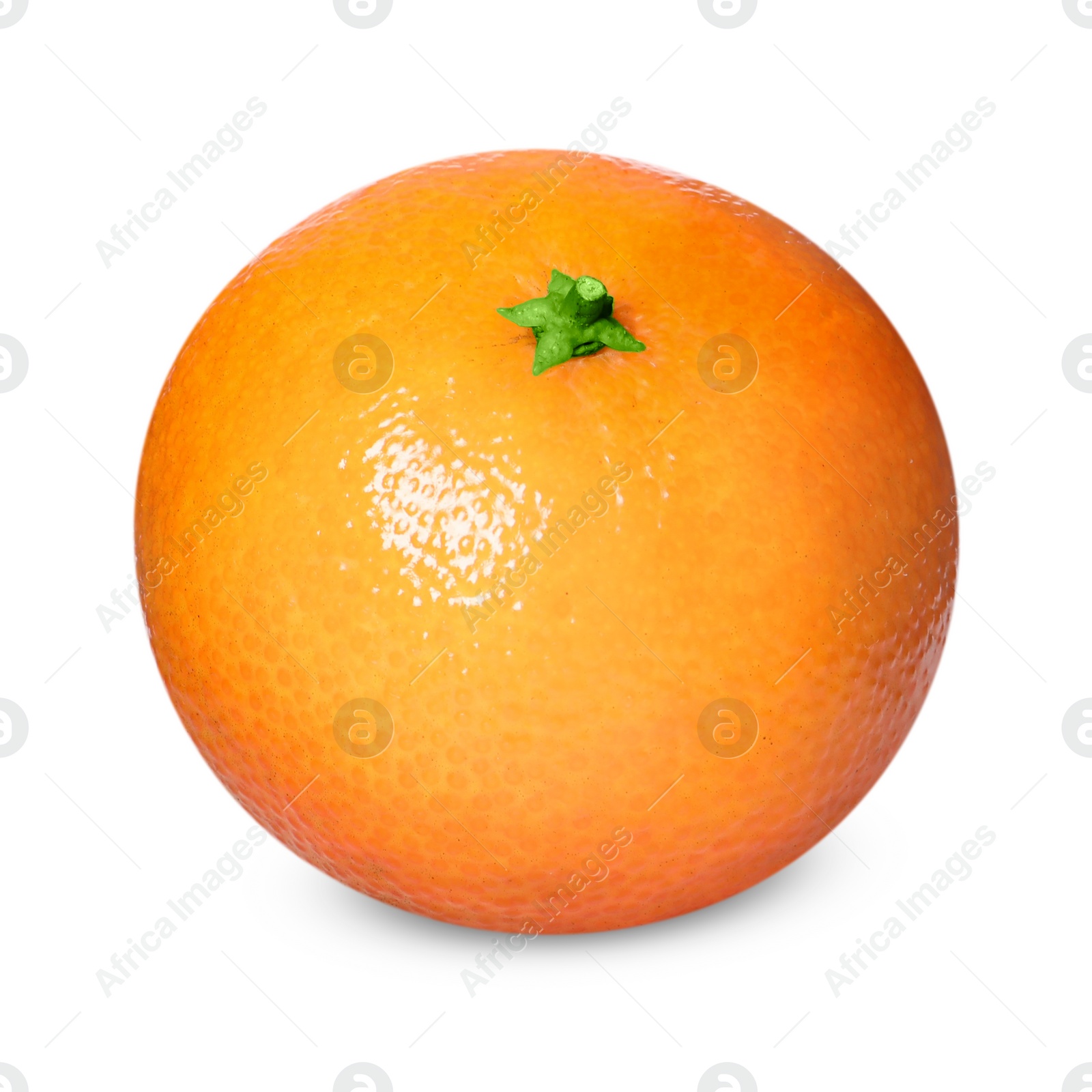 Image of Fresh ripe orange tangerine isolated on white