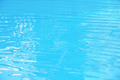 Photo of Clear refreshing water in swimming pool