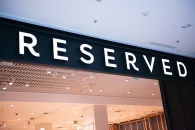 Photo of Siedlce, Poland - July 26, 2022: Reserved clothing store in shopping mall