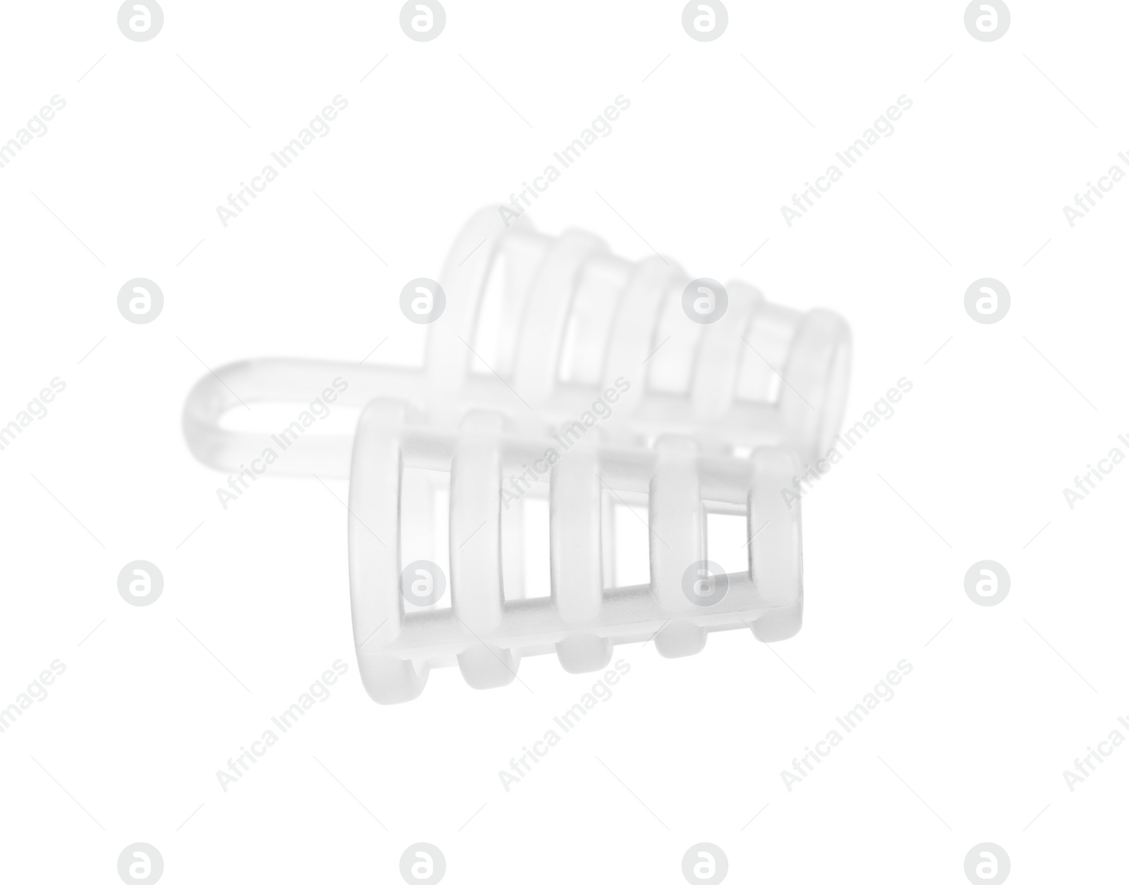 Photo of Anti-snoring device for nose isolated on white