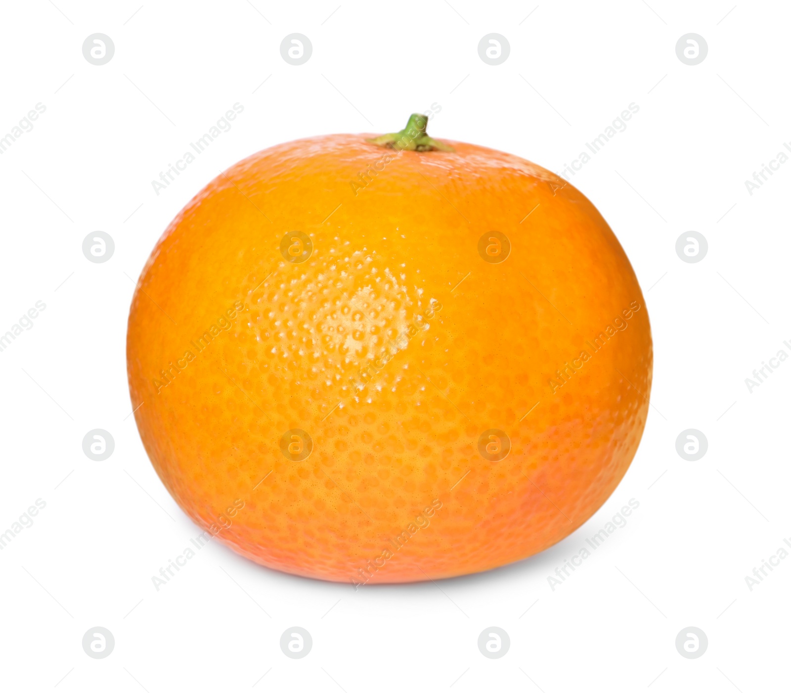 Photo of Fresh ripe juicy tangerine isolated on white