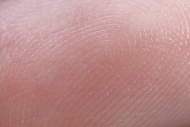Photo of Friction ridges on finger as background, macro view