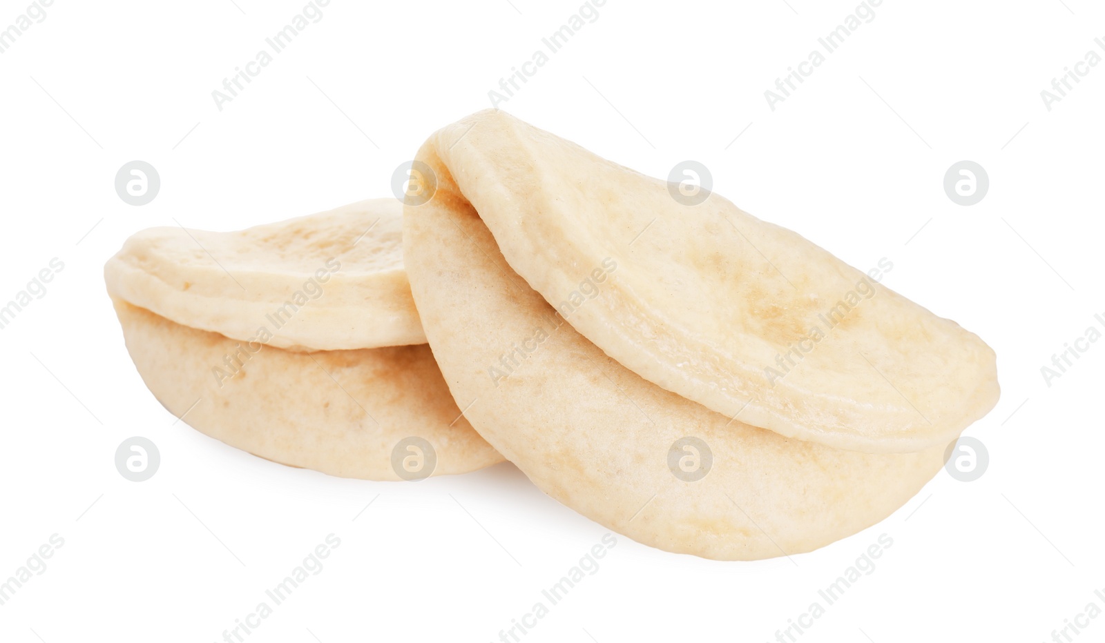 Photo of Delicious lotus leaf buns isolated on white