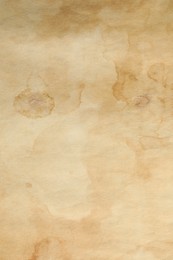 Photo of Texture of old paper as background, top view