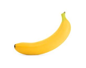 Image of One delicious ripe banana isolated on white