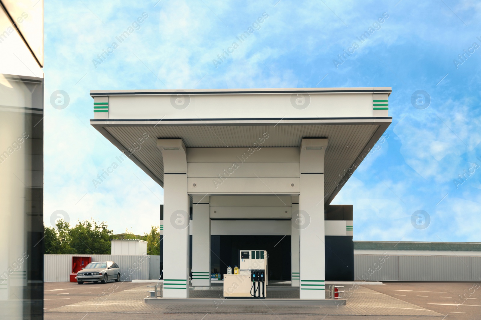 Photo of Modern gas station outdoors on sunny day