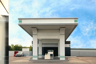 Photo of Modern gas station outdoors on sunny day