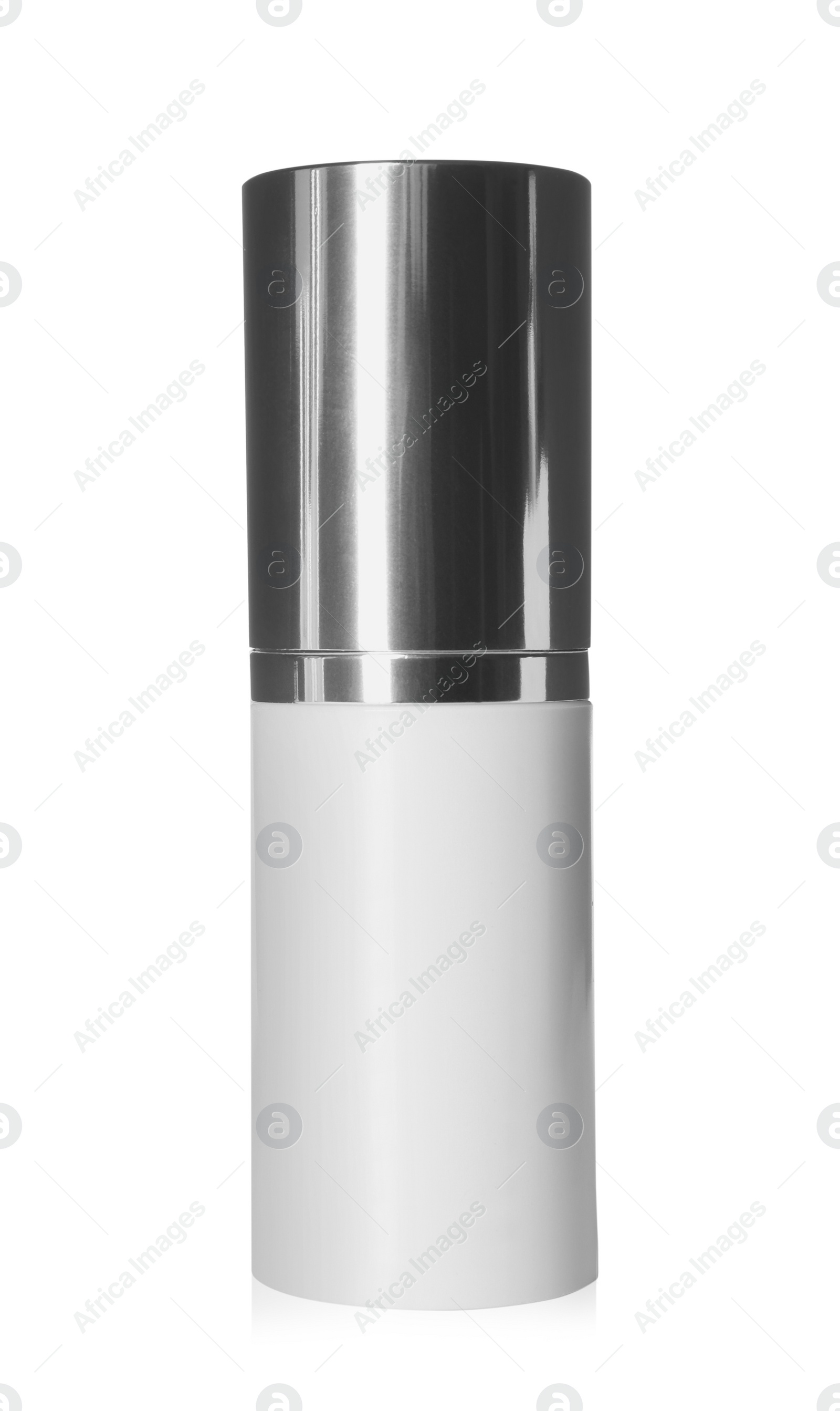 Photo of Bottle of luxury serum isolated on white