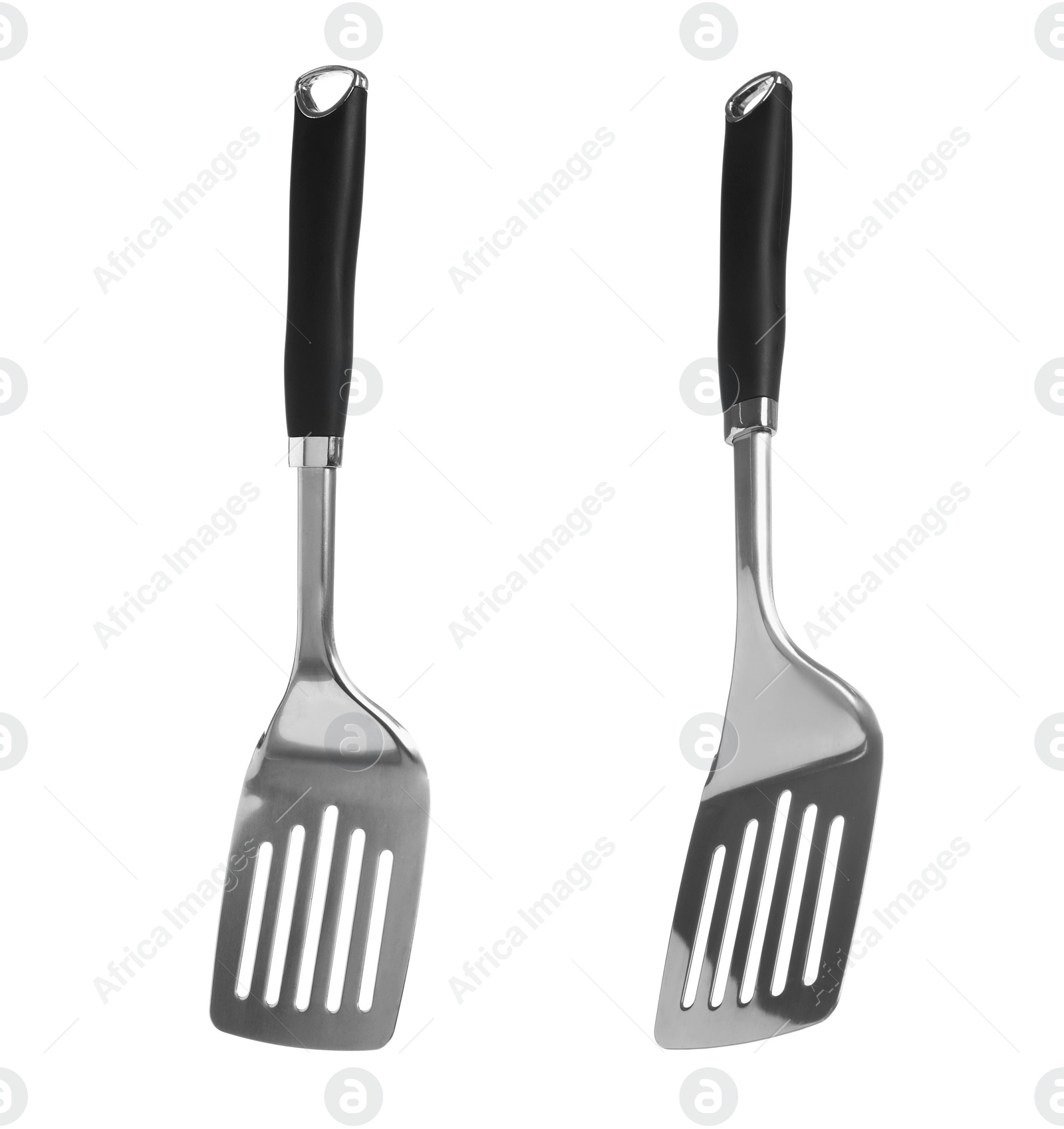 Image of Two spatulas isolated on white. Cooking utensil