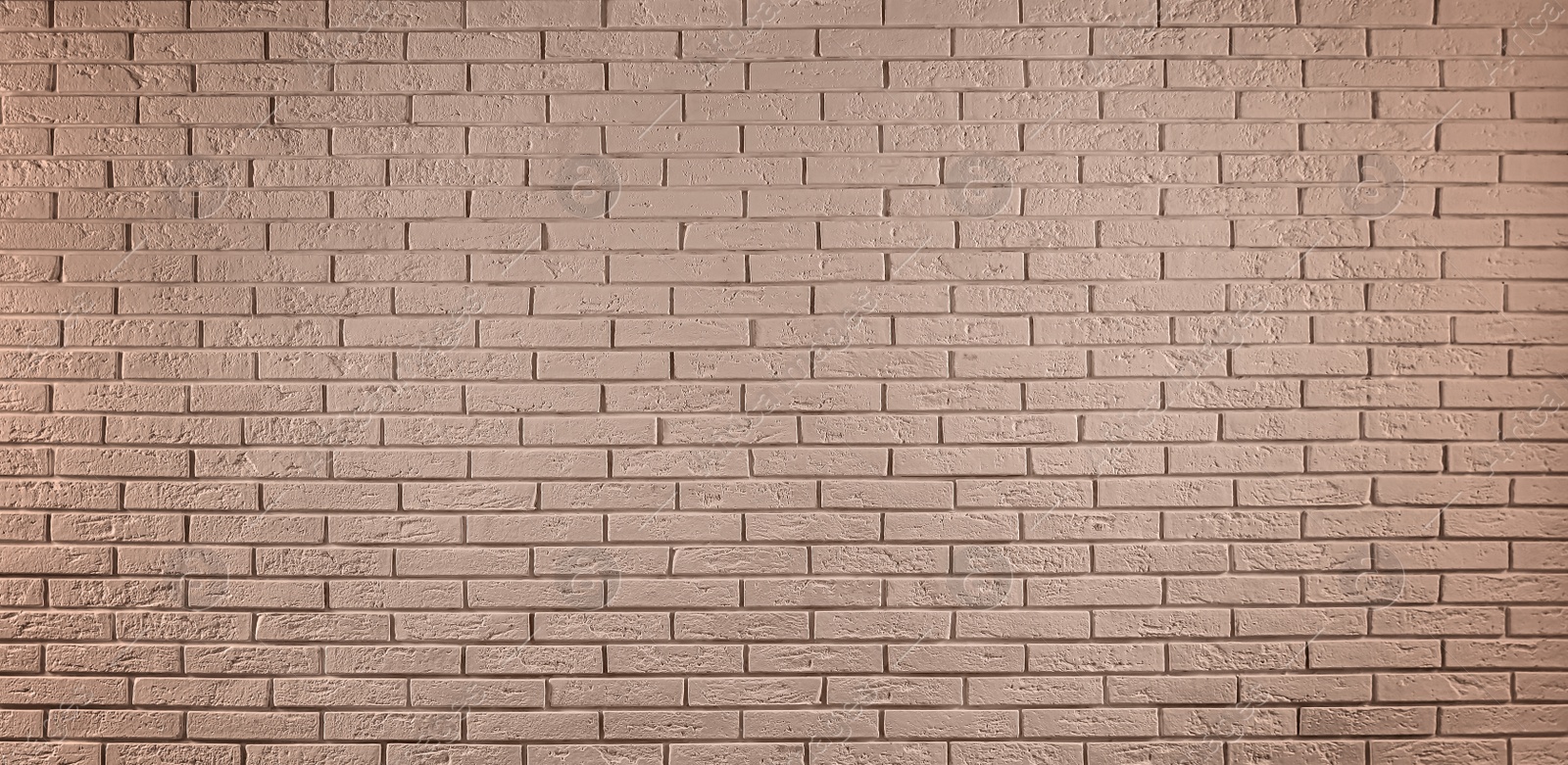 Image of Wall paper design. Brown brick wall as background