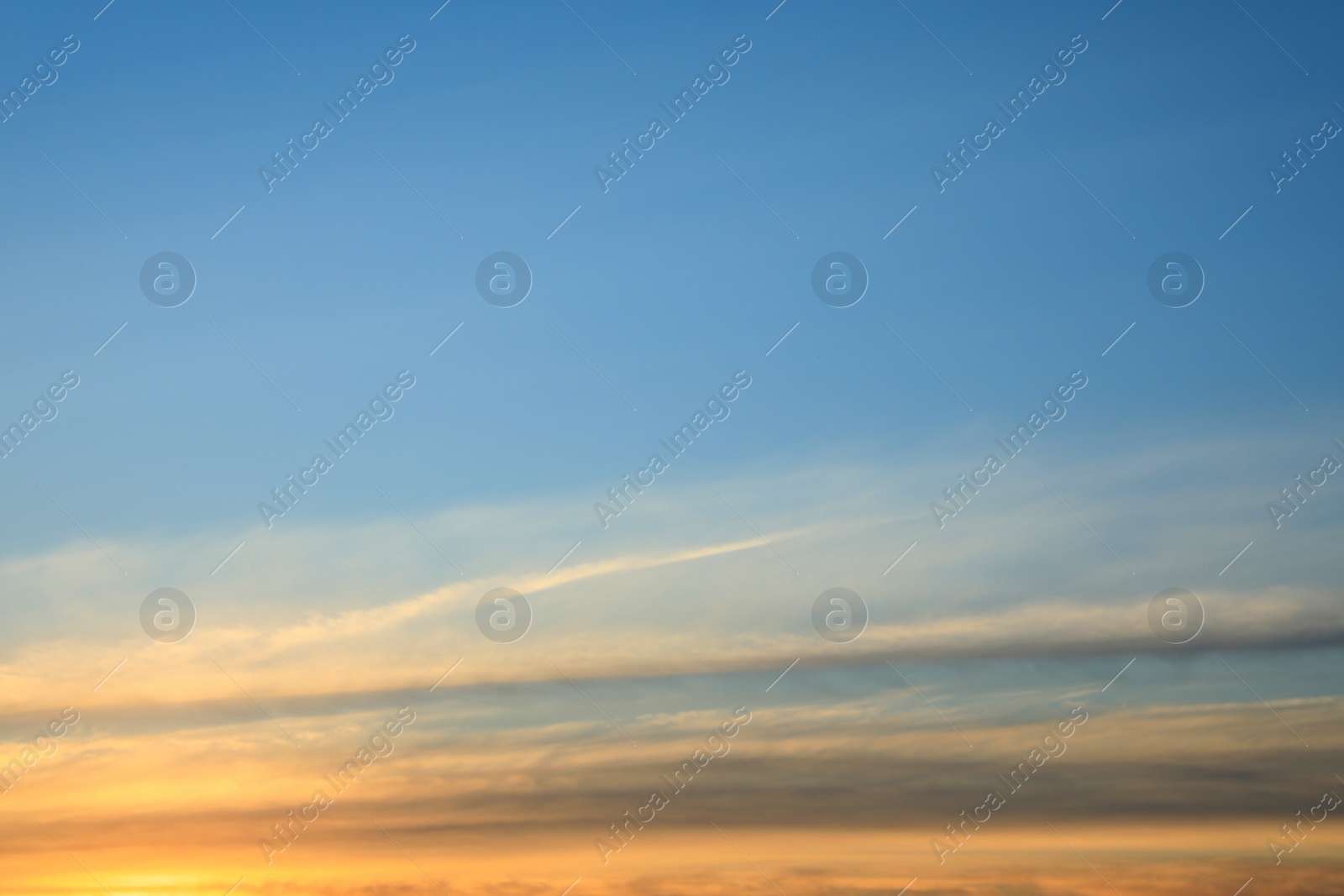 Photo of Picturesque view of beautiful sky in early morning