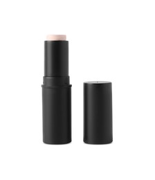 Photo of Stick foundation on white background. Makeup product
