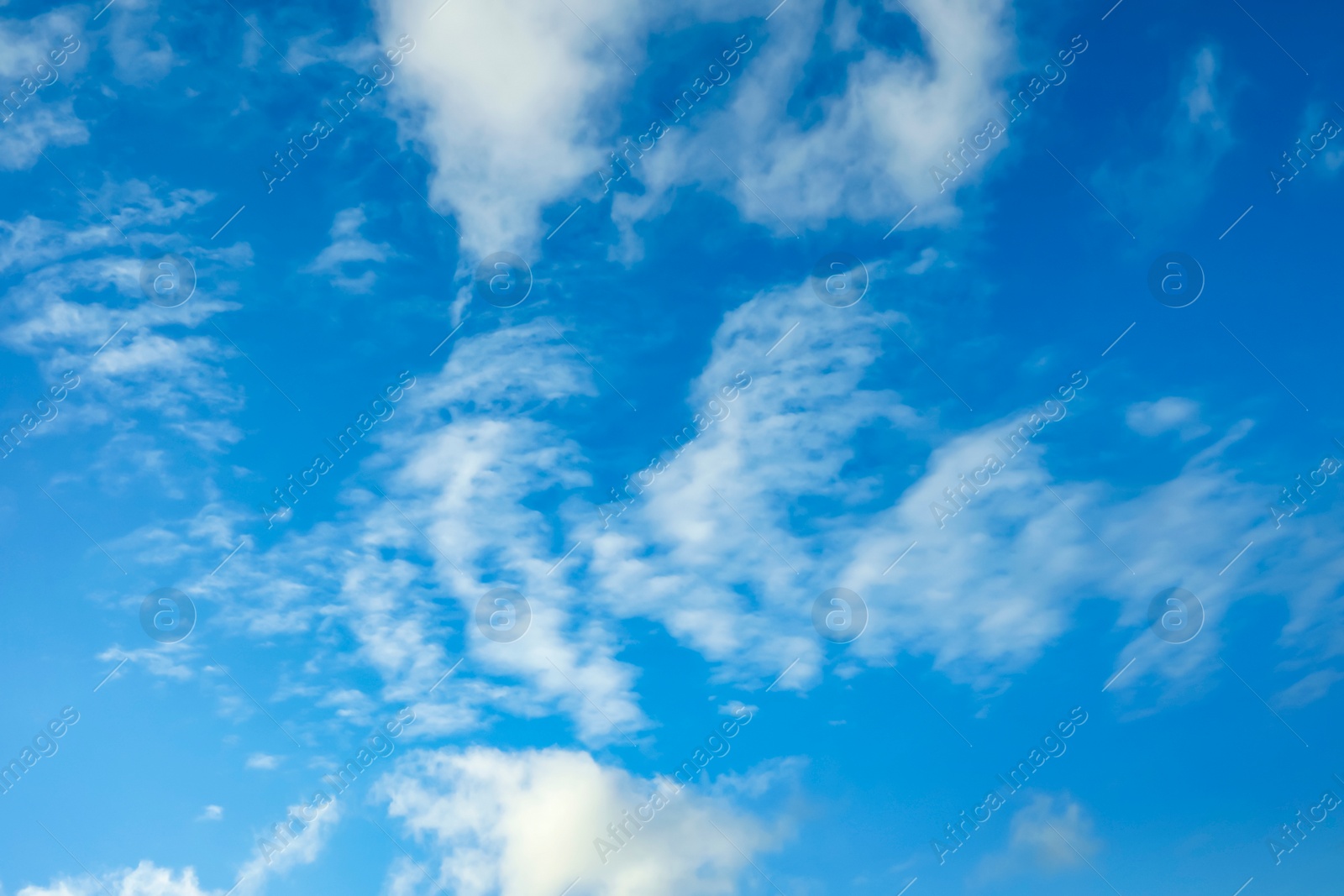 Photo of Beautiful blue sky with clouds on sunny day