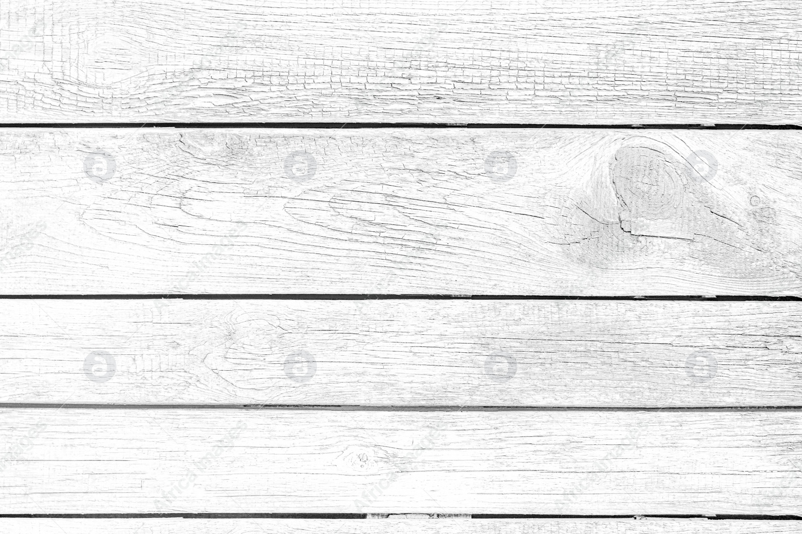 Image of Texture of white wooden planks as background