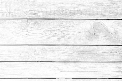 Image of Texture of white wooden planks as background