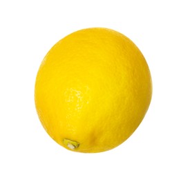 Photo of Fresh ripe whole lemon isolated on white